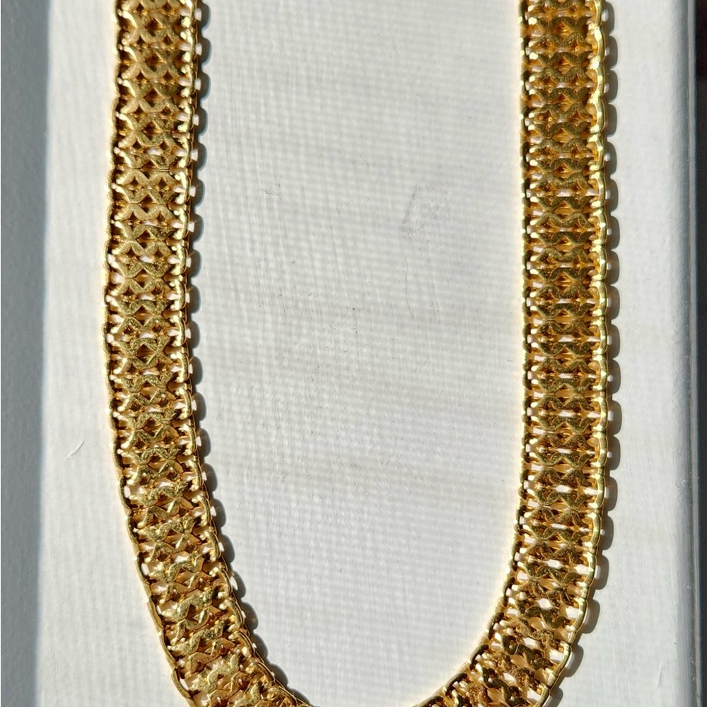 Vintage Money Gold Chain Necklace